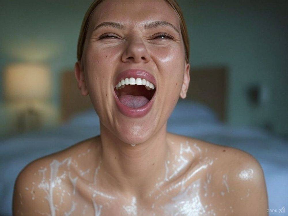 AI Scarlett Johansson - Bukkake - #6