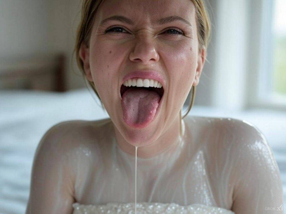 AI Scarlett Johansson - Bukkake - #1