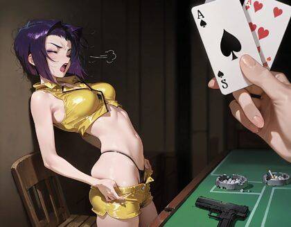 Faye 'Lady luck' Valentine strip poker - #17