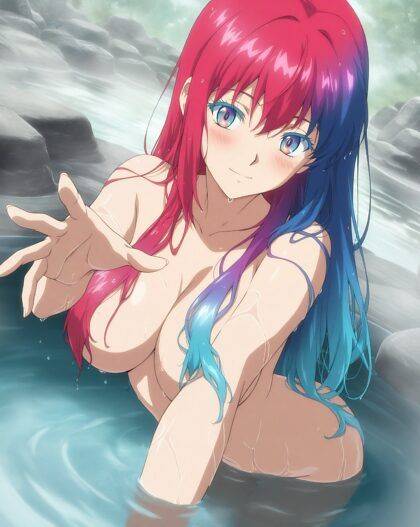 Hot spring selfies - #6