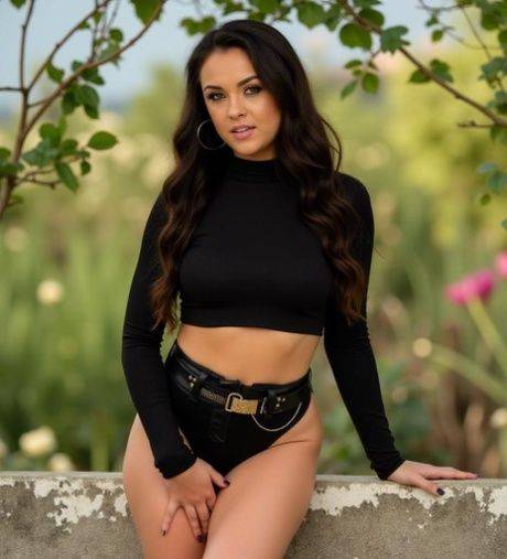Pretty AI generated girlfriend shows her flawless body wearing sexy outfits - #6