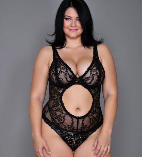 AI generated brunette models lingerie during indoor and outdoor solo action - #1
