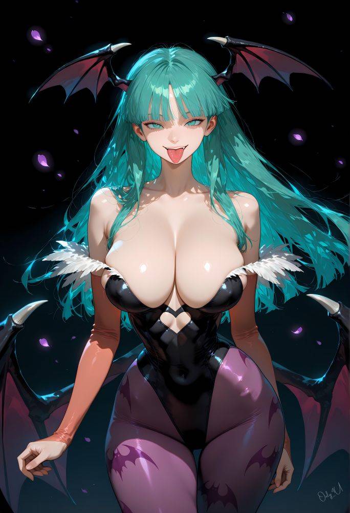Morrigan Aensland bewitching thighs ....Only4uArt - #6