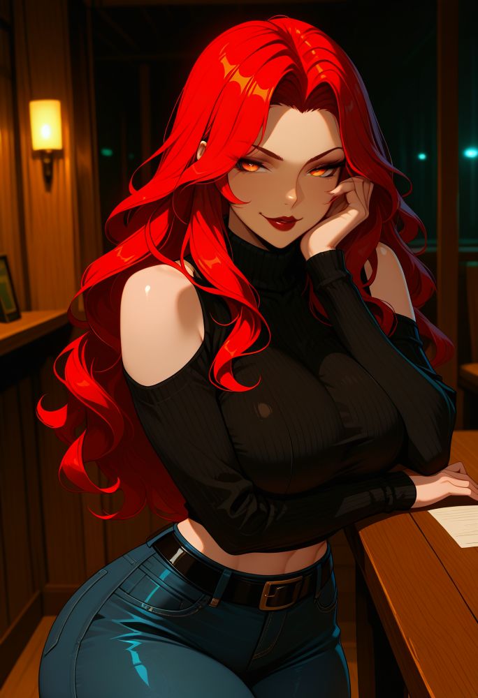 Same Red Head...different outfits - #3