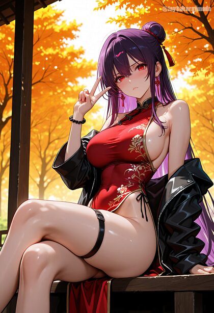 Red might just suit her quite well - #22
