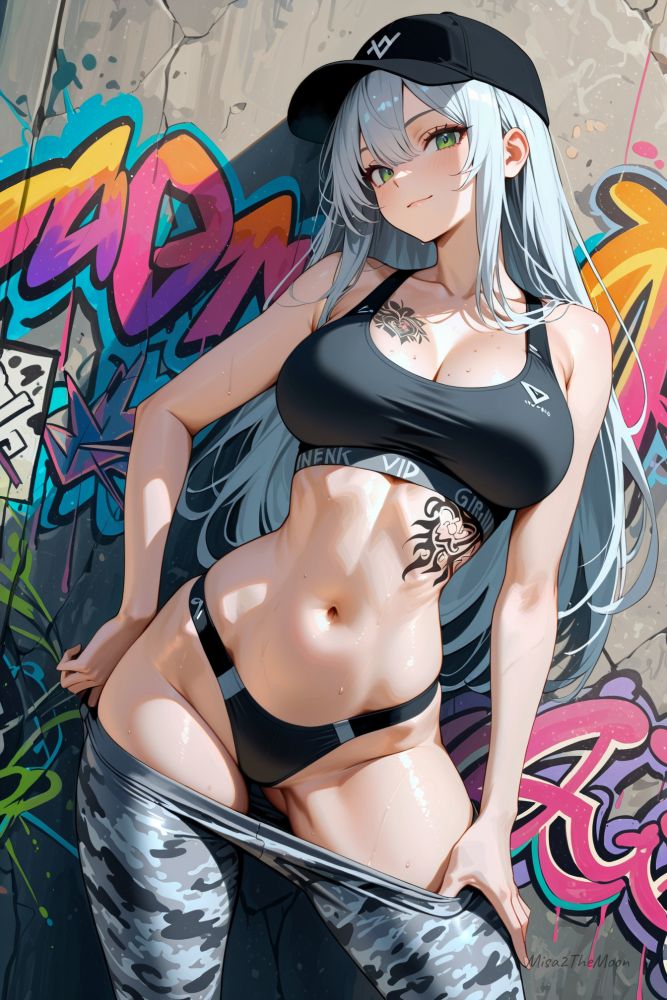 Graffiti Street Girl - #3