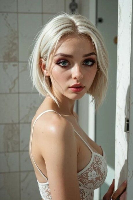 Blonde AI babe Vivienne Vixen flaunts her incredible big tits and ass - #3
