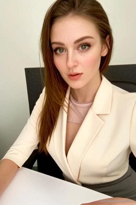 Beautiful AI generated amateur Maya Bennett poses in her solo compilation - #11