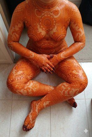 Nude mehndi photography - #19