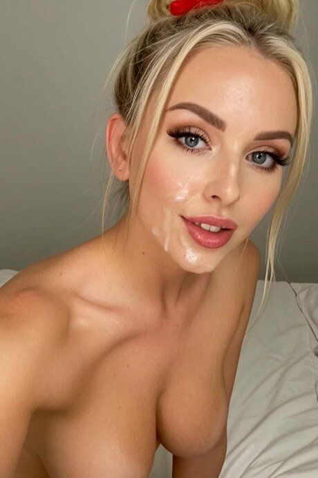 Curvy blonde AI generated babe Ruby fucking, sucking and masturbating - #5