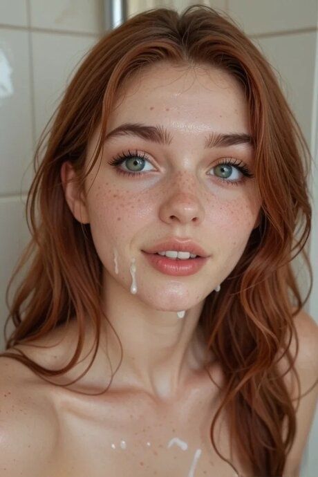 Redheaded ginger AI babe The Cupid gives a titjob and sits on a dick - #1