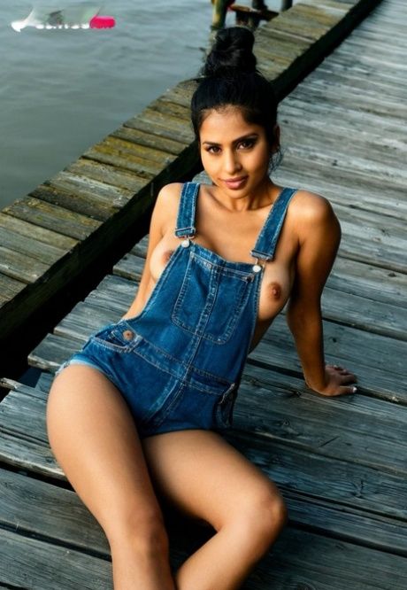 Pretty AI generated GF shows her lovely tits and her big ass outdoors - #2
