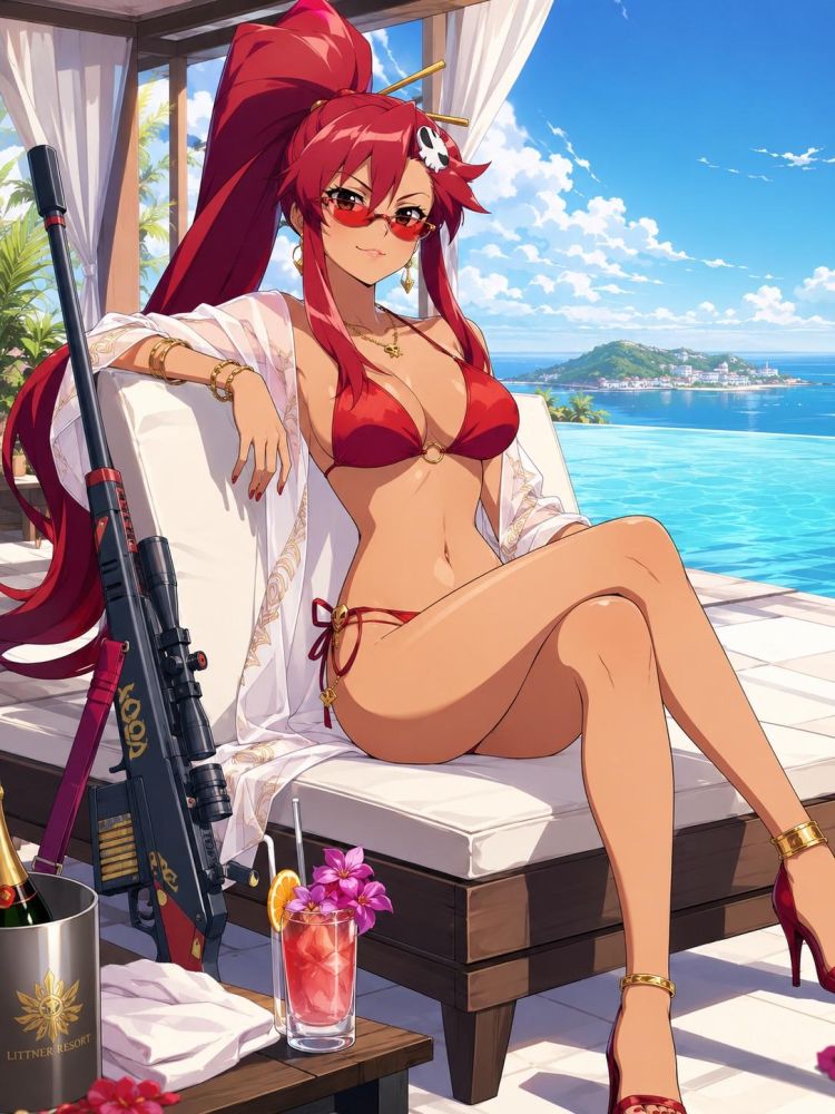 Beach fun with Yoko Littner - #20
