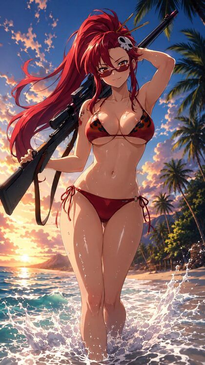Beach fun with Yoko Littner - #23