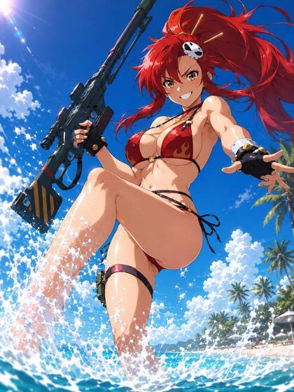 Beach fun with Yoko Littner - #29