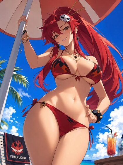 Beach fun with Yoko Littner - #27