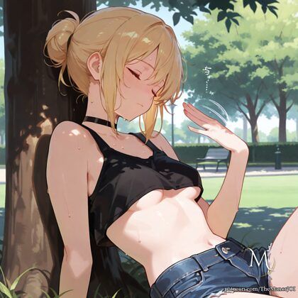 Hot fantasy in the park - #16