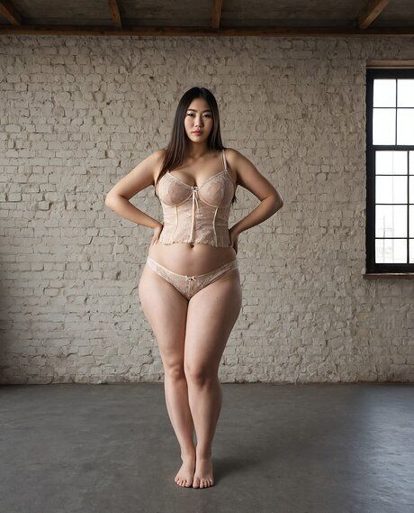 Solo girl poses topless in a dilapidated warehouse before getting totally naked - #8