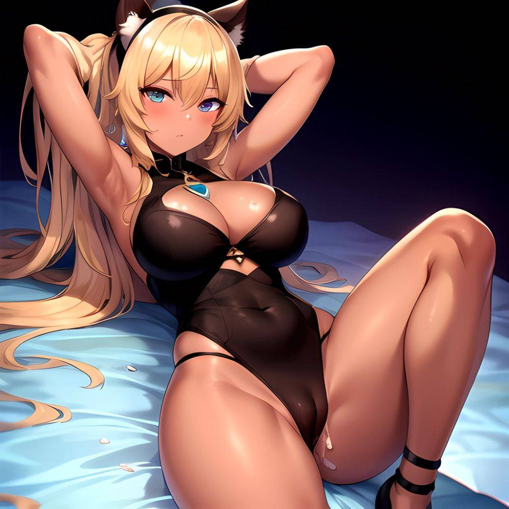 Tsona Nyantcha 1girl After Anal After Sex Arms Up Arms Behind Head Breasts Brown Hair Cum Cum Pool Cumdrip Dark, 4107539741 - AIHentai - #main