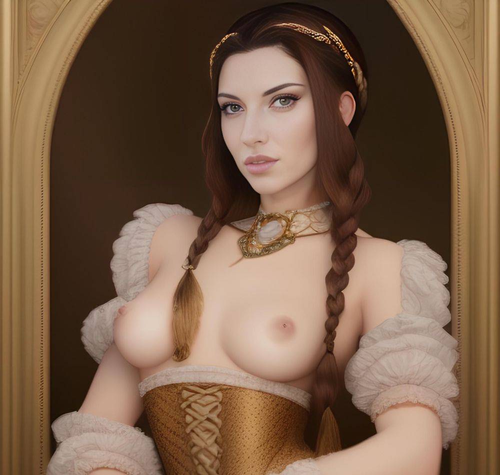 18yo Victorian Beauty with Perfect Braided Boobs and Fairer Skin Partially Nude - #main