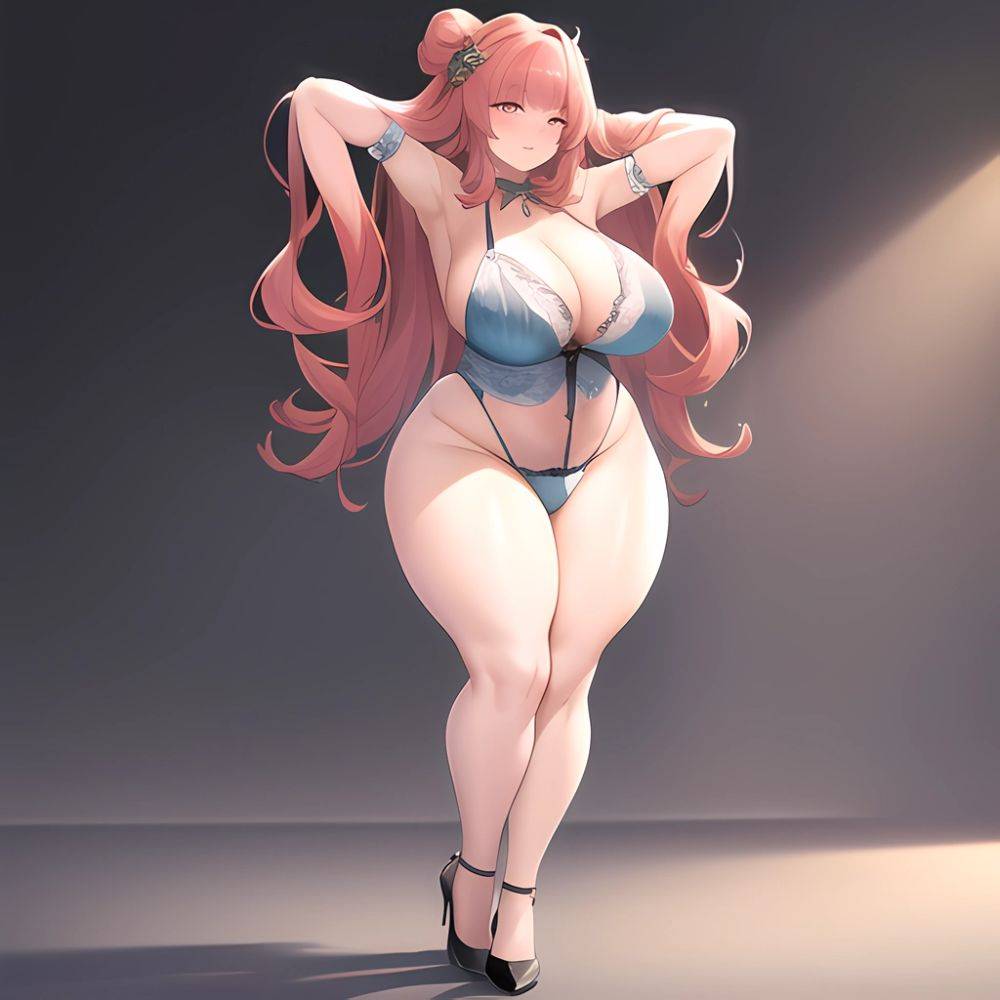 Happy Face Sexy Naughty Lingerie Big Ass Very Thick Obese 1 4 Absurdres Blush 1 1 Highres Detail Masterpiece Best, 935873886 - AIHentai - #main