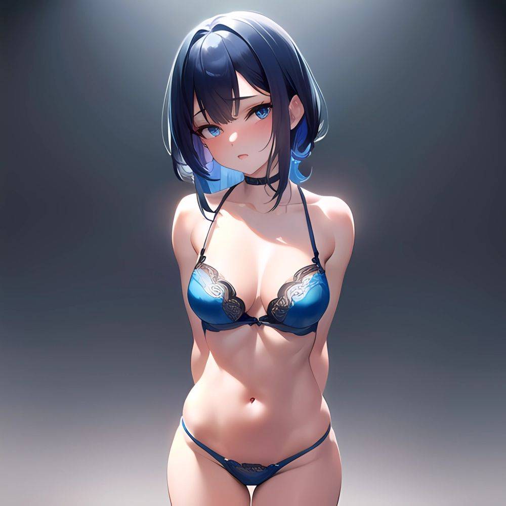 Sexy Lingerie Naughty Blue Hair Blue Eyes Absurdres Blush 1 1 Highres Detail Masterpiece Best Quality Hyper Detailed 8k Best, 4240869245 - AIHentai - #main