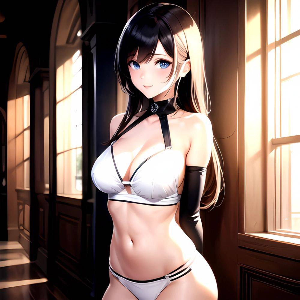 1girl Sexy Blue Eyes Arms Behind Back Facing The Camera Looking At The Camera, 4062002107 - AIHentai - #main