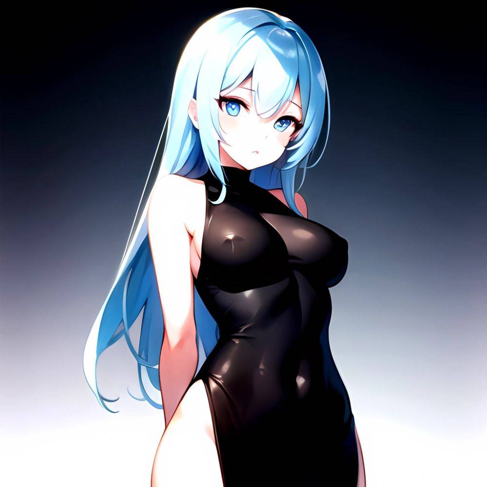 1girl Sexy Blue Eyes Arms Behind Back Facing The Camera Looking At The Camera, 3942294092 - AIHentai - #main