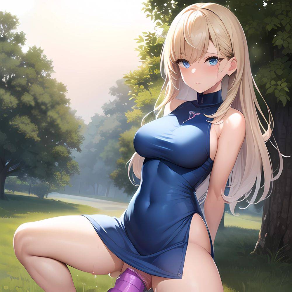 Blue Eyes Outdoors 1girl Huge Breasts Pussy Dildo Vaginal 1 4 Masturbation Exposed Breasts Spread Legs Blush Wet Pussy Juice, 2044973397 - AIHentai - #main
