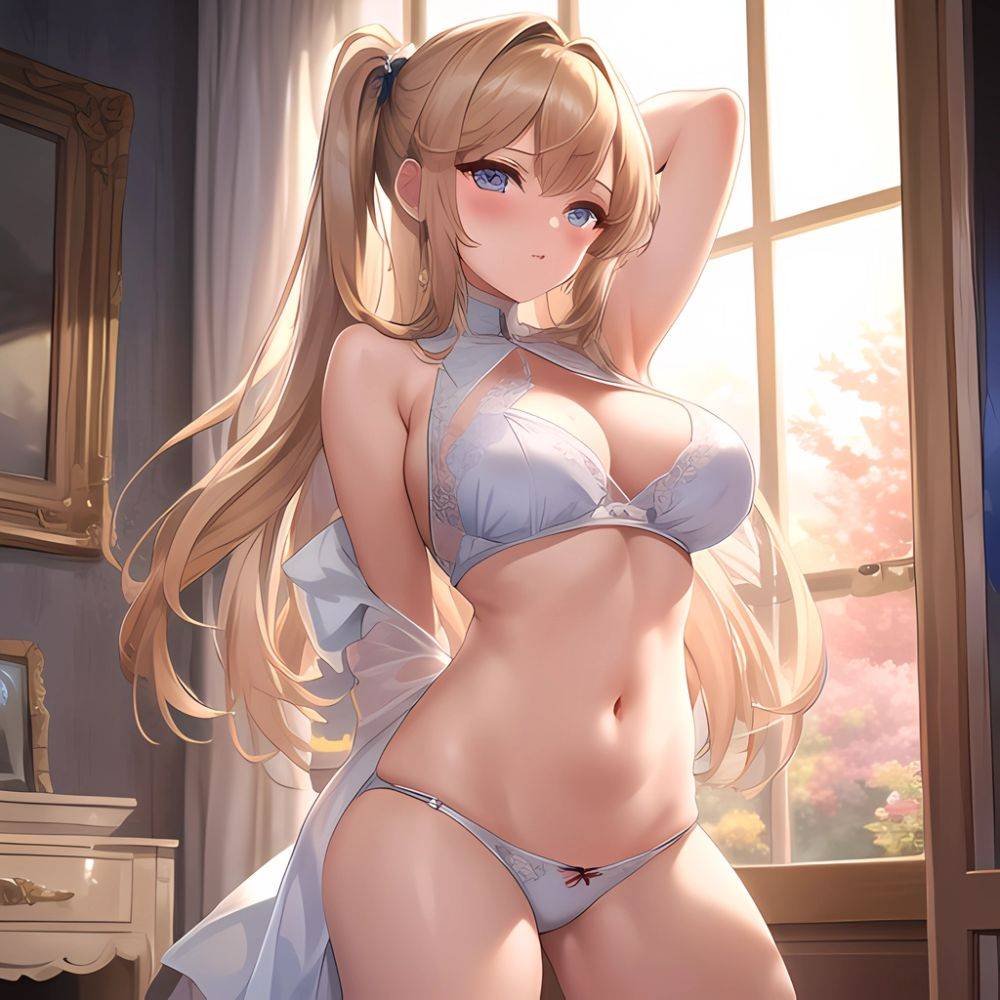 Half Naked Sexy Naughty Horny 1girl Solo Absurdres Blush 1 1 Highres Detail Masterpiece Best Quality Hyper Detailed 8k Best, 3925191244 - AIHentai - #main