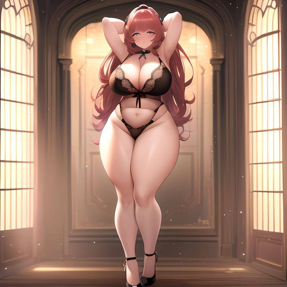 Happy Face Sexy Naughty Lingerie Big Ass Very Thick Obese 1 4 Absurdres Blush 1 1 Highres Detail Masterpiece Best, 1498001412 - AIHentai - #main