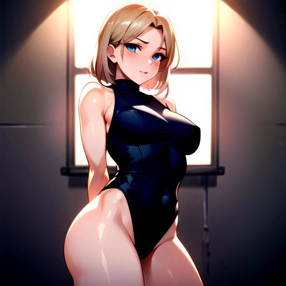 1girl Sexy Blue Eyes Arms Behind Back, 144624593 - AIHentai - #main