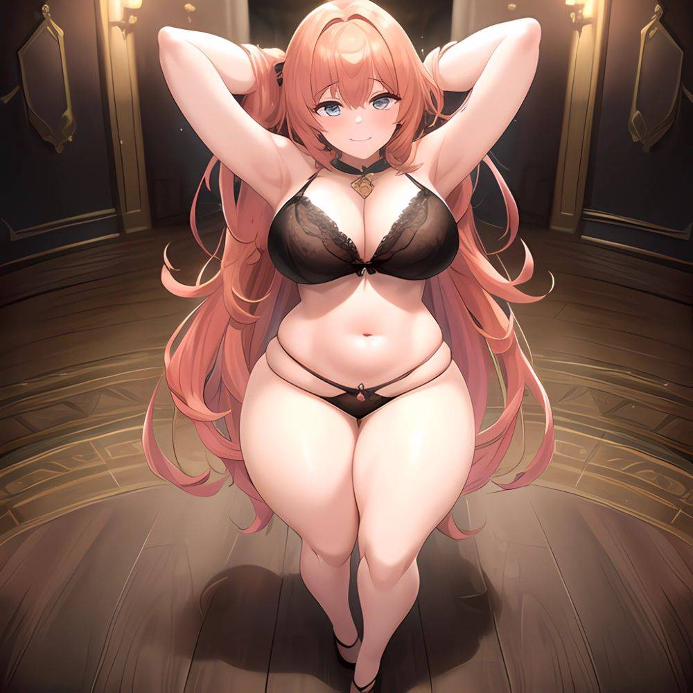 Happy Face Sexy Naughty Lingerie Big Ass Thick Thighs Absurdres Blush 1 1 Highres Detail Masterpiece Best Quality Hyper Detailed, 4032652921 - AIHentai - #main