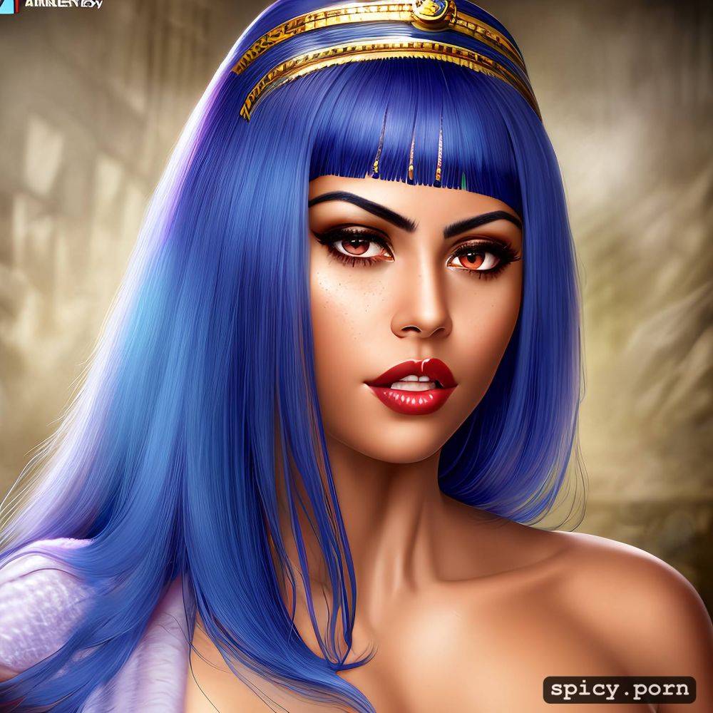 full shot, pixie hair, comprehensive cinematic, sauna, cleopatra - #main