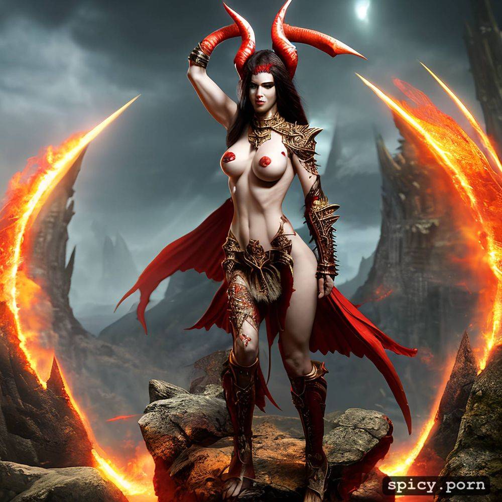 female demon, fantasy, gameplay, naked, diablo, hell, lilith - #main
