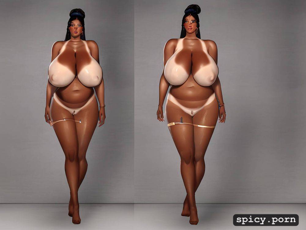 front view full body, realistic correct anatomy, extremely busty - #main