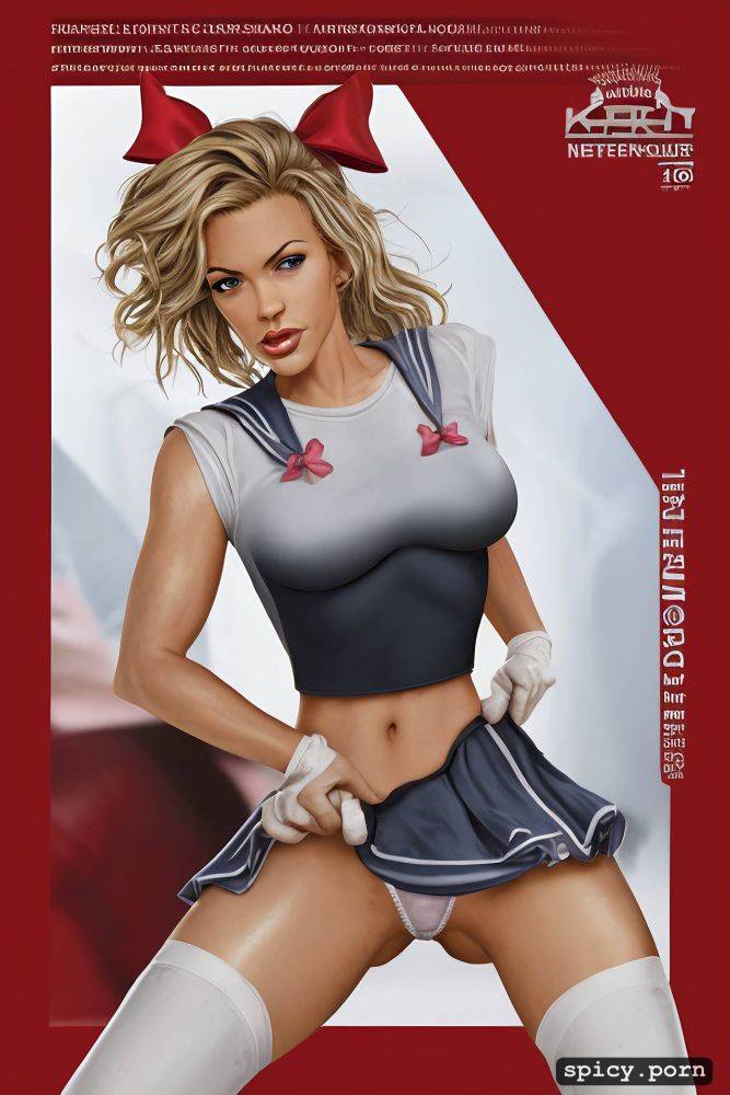 volleyball, thin, upskirt, side bangs, sailor school uniform - #main