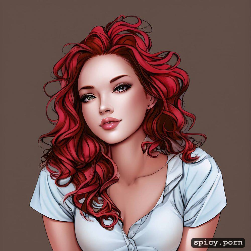 dick, beautiful face, woman, minor, red curly hair - #main