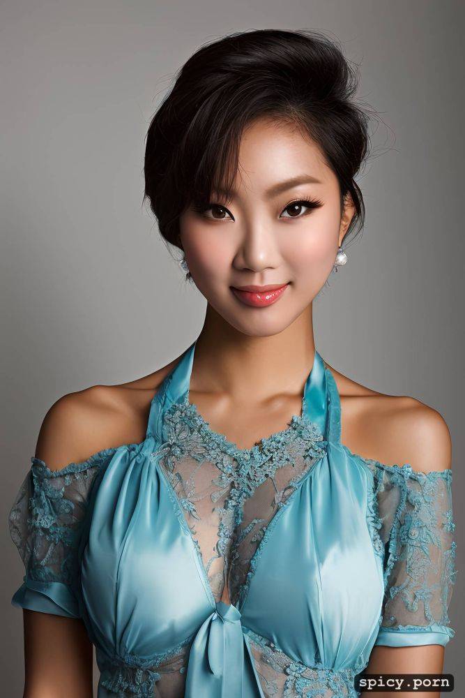 portrait, short hair, elegant, college, goddess, korean milf - #main