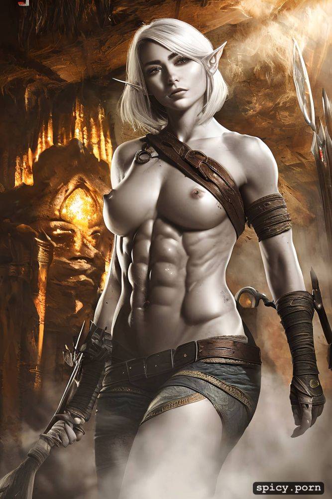 high quality, captive, the background is a dungeon, chained - #main