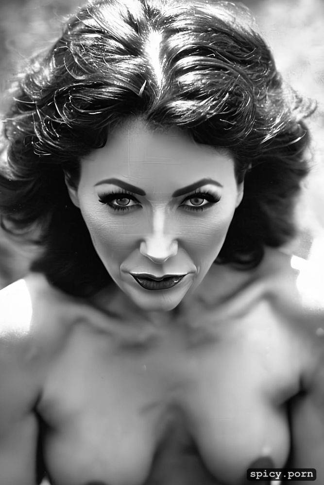 close up, intricate hair, backlighting, diving, naked, white woman - #main
