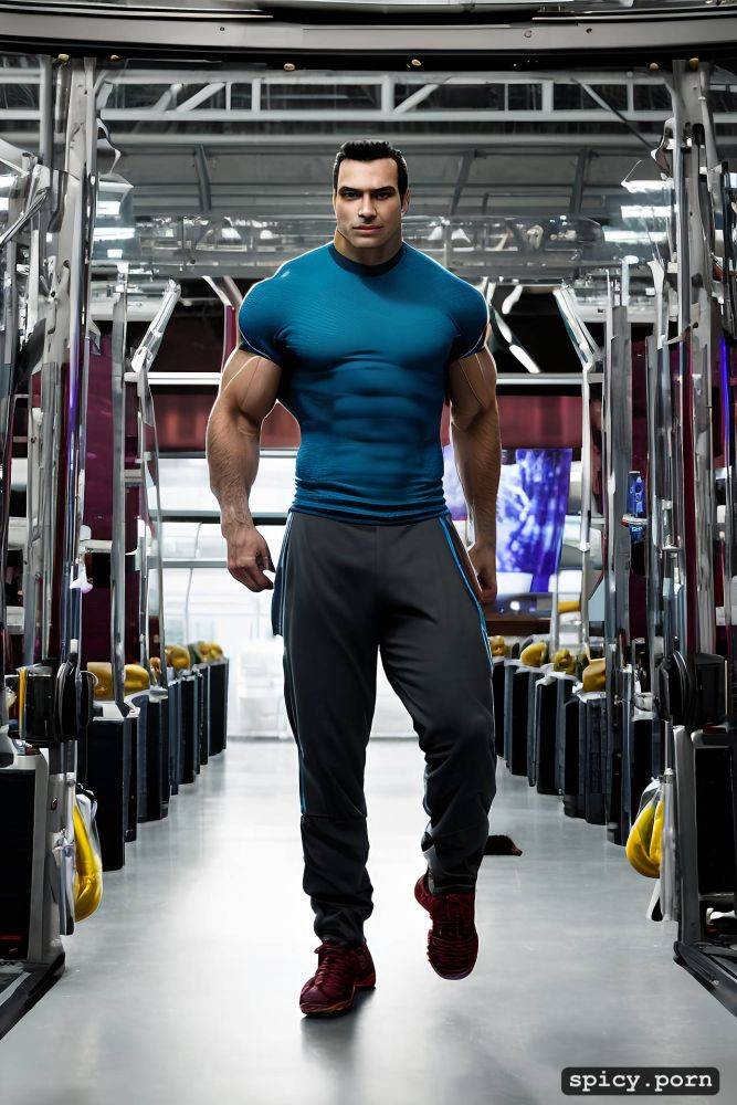 adam s face, from the pulsating veins on his thick forearms to the sweat glistening skin on his neck - #main