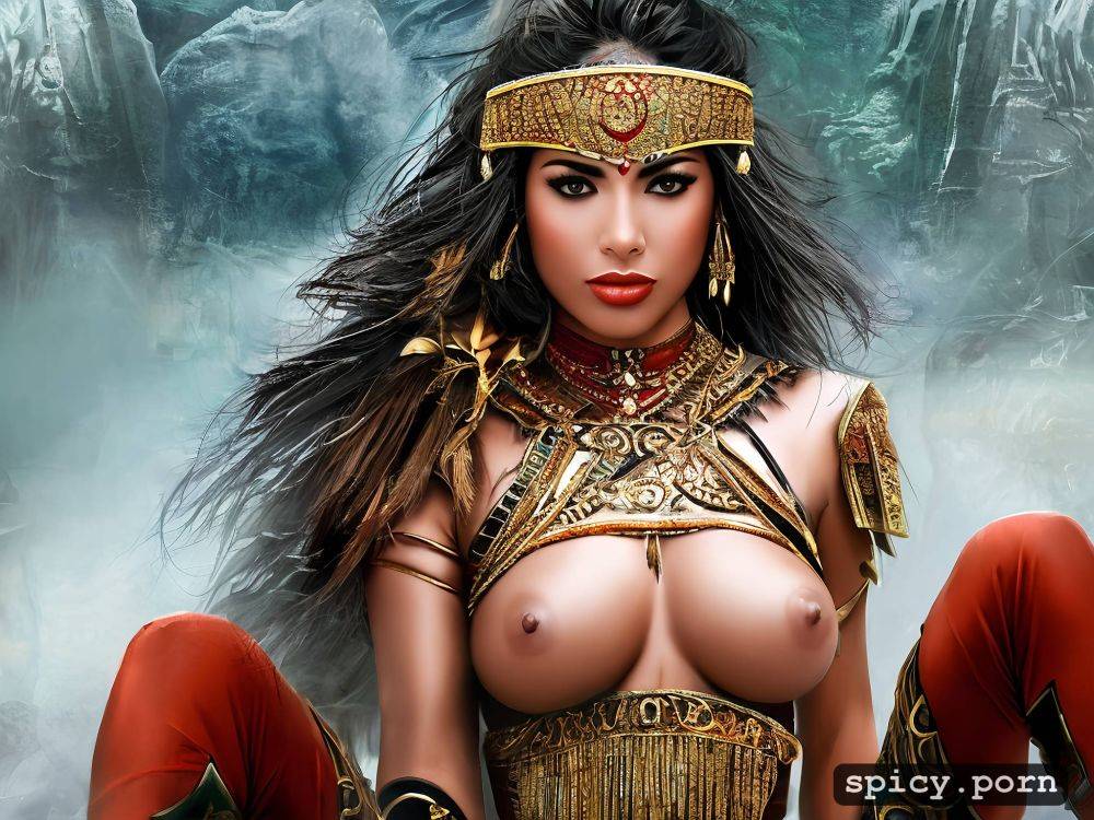 violated, deep colors uhd, warrior princess, humilated, ultra wide very detailed shot only - #main