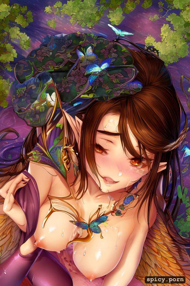 sticky saliva, realistic portrait, soft anime shading, young woman - #main