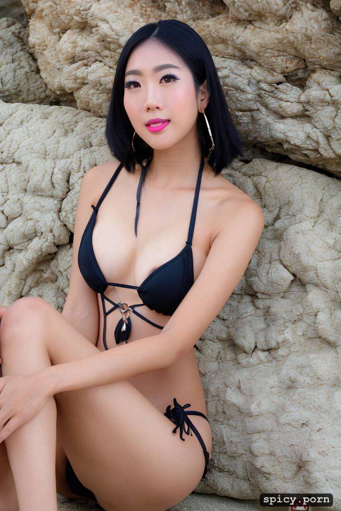 taiwanese female, makeup, gorgeous face, intricate, silicon breasts - #main