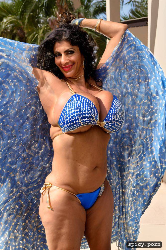 57 yo beautiful thick american bellydancer, giant natural tits - #main