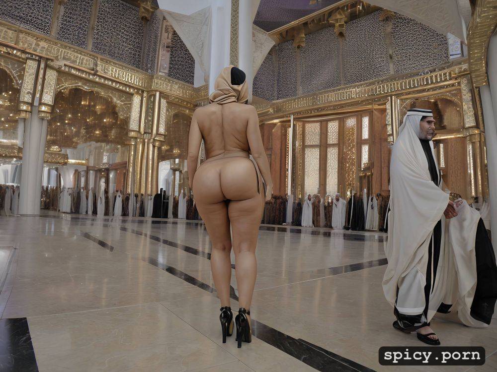 sexy arab fat milf showing big ass in makkah nude - #main