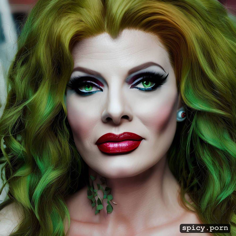 masterpiece, erect nipples, dramatic, lucille ball as poison ivy gorgeous symmetrical face - #main