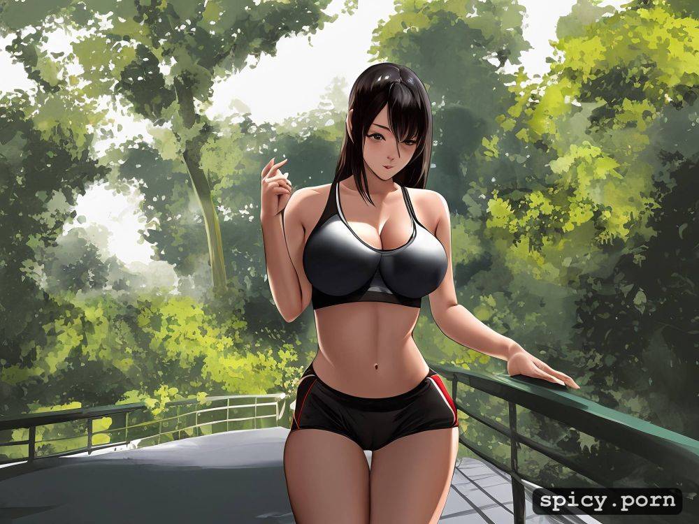 big tits, hentai, asian, 18 years, sports bra - #main