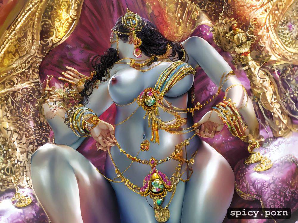with multiple hands, boobs, realistic beautiful hindu goddes - #main